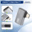 4K OTG Cable Adapter Power Supplied Micro-USB to USB with Angle Design. Suitable for Tablet, TV(Right) 4