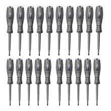 20PCS Straight/ Screwdrivers Indicator Meter Electric Pen Insulated Electrician Highlight Pocket Tester Pen Tools