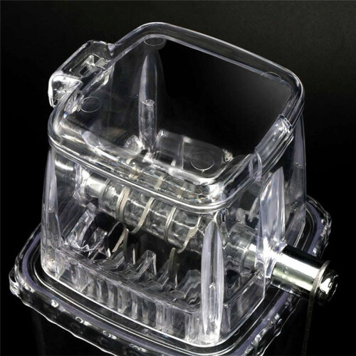 Household Manual Ice Crusher Transparent Multi-Purpose Hand Shaved Ice Machine, Shaved Ice Machine, Black 2