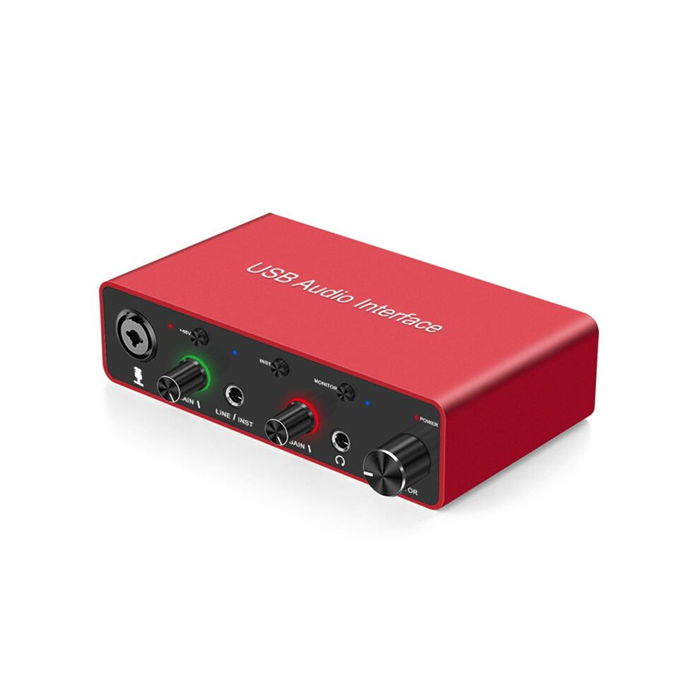 192Khz Usb Audio Interface Sound Card Xlr Interface Studio For Podcast Recording Equipment Professional 6031244187398