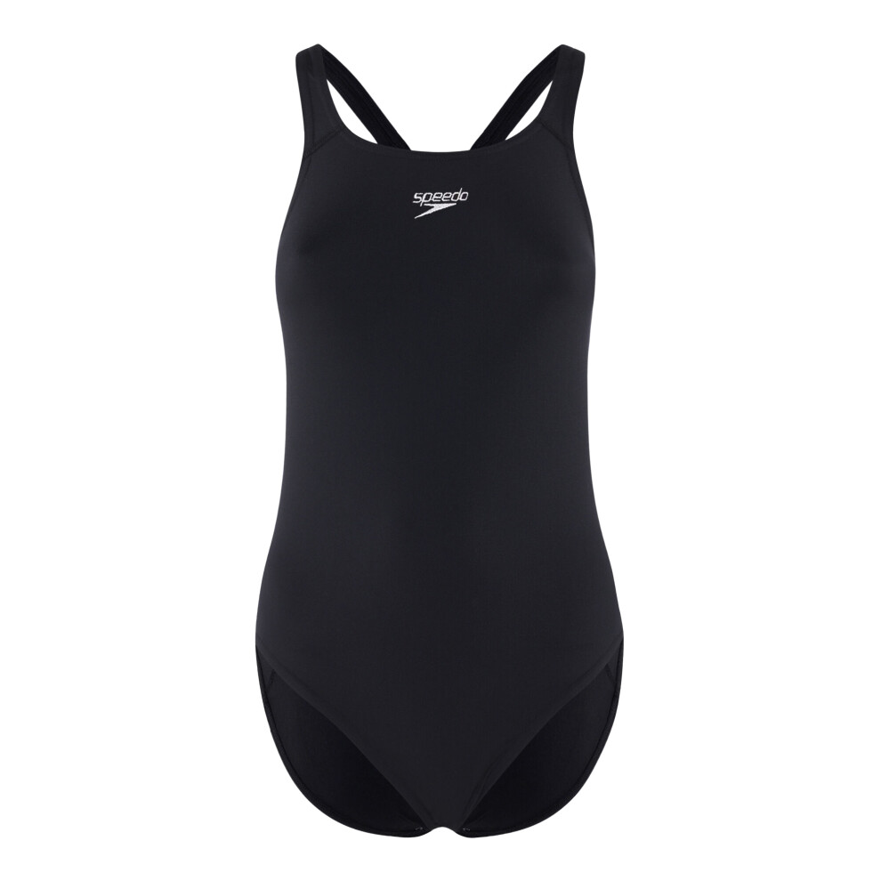 Speedo (18 Uk, ) Womens/Ladies Medalist Eco Endurance+ One Piece Swimsuit Black