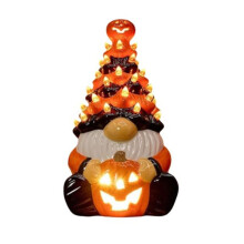 Halloween Dwarf Decoration with Light Dwarf Lamp Halloween Decorations for Indoor Outdoor Decorations