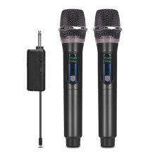 Microfone Sem Fio Microfone Profissional de Mão Adequado para Canto, Festa, Apresentação, Sala de Reunião, Casa