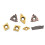 Indexable Lathe Tools Metal Lathe Tool Holder 14 Carbide Inserts for Turning, Boring, Grooving, Threading 3