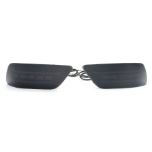 Para Forester 2019-2023 Carro LED Refletor de para-Choque Traseiro Luz Traseira Sinal de Direção Automático Lâmpada de Freio Fumê Preto