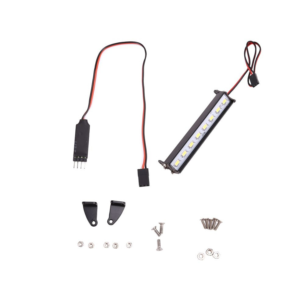 Rc Car Roof Led Bar Adjustable Mode For 1/10 Crawler Scx10 Wraith Capra Trx4 Trx6 Cc01 89Mm Light 6031203086069