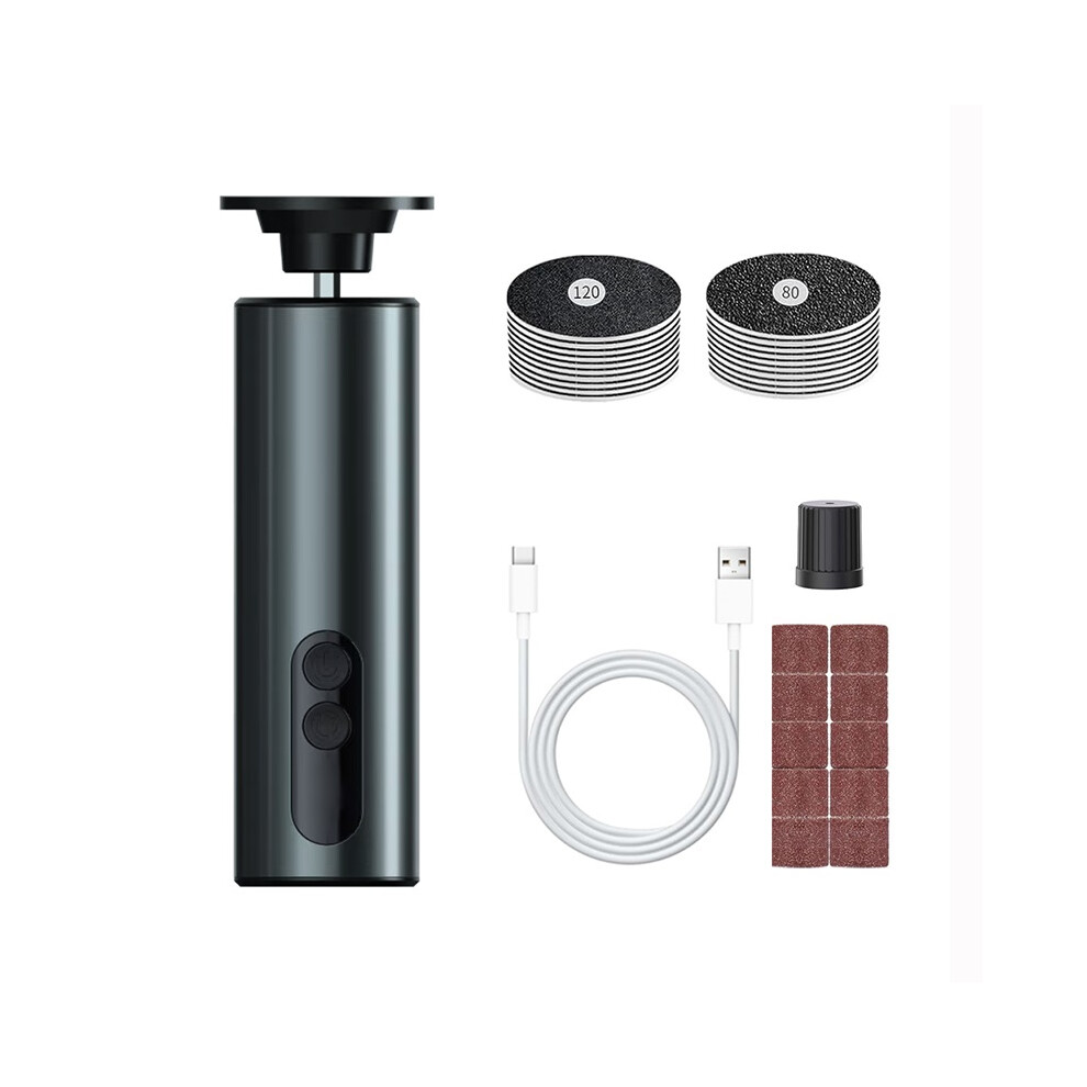 Stoyotu Black (Black) Electric Callus Remover Foot Exfoliation Sander Electric Foot Grinder For Feet Heel File Pedicure Machine Foot Dead Skin Remover
