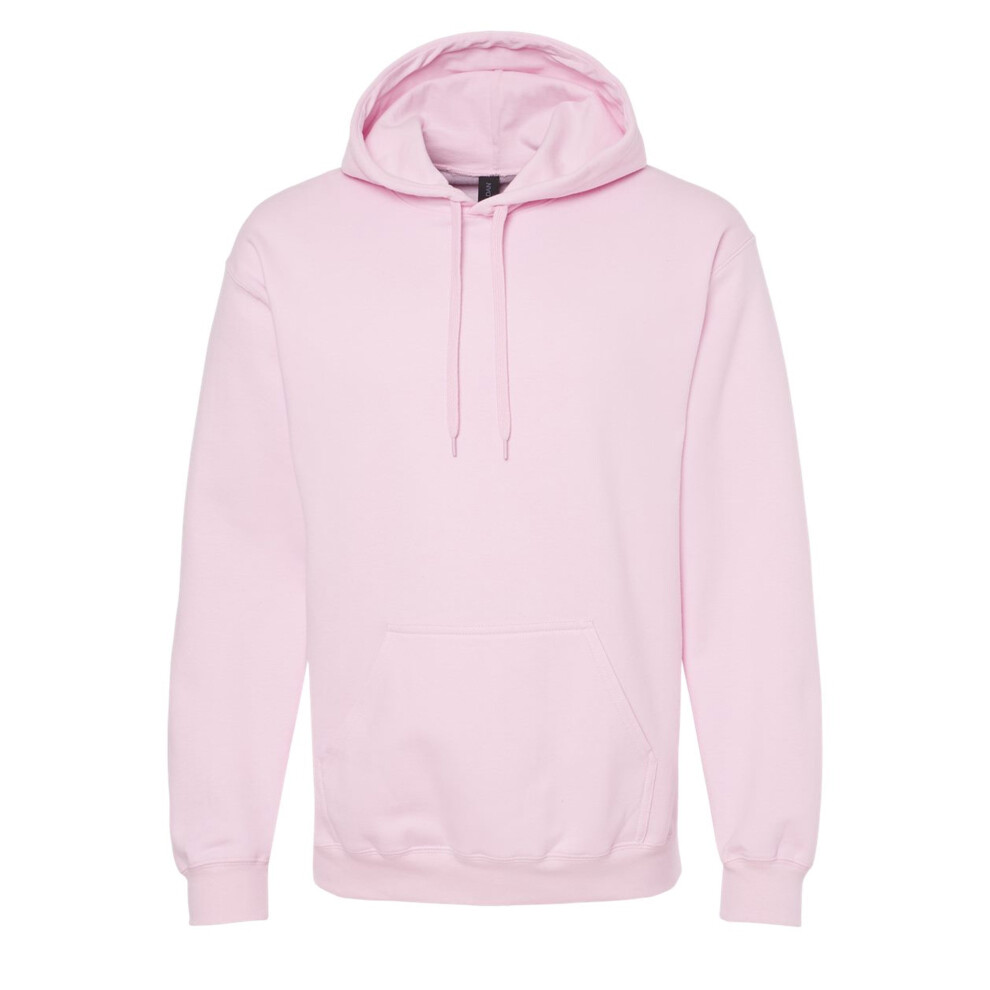 Gildan (Xl, Light ) Unisex Adult Softstyle Fleece Midweight Hoodie Pink
