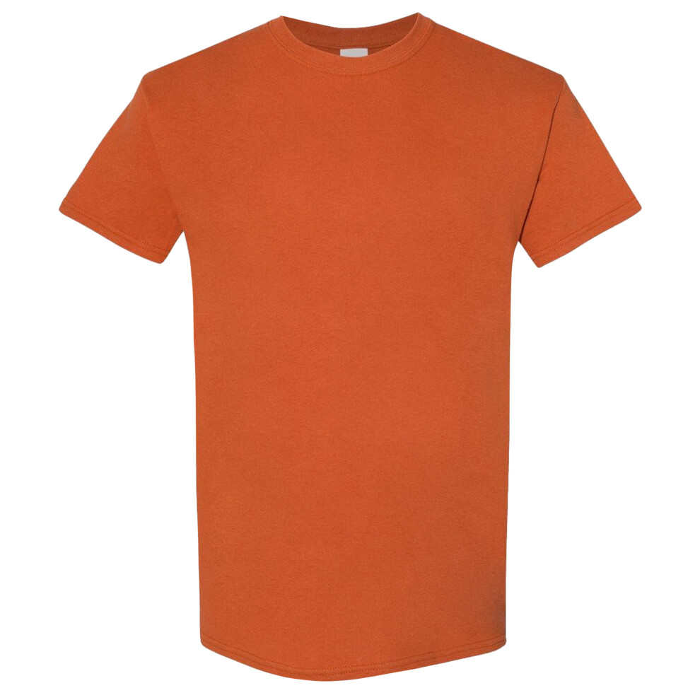 Gildan (L, Texas ) Heavy Cotton T-Shirt Orange
