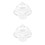 2Ensembles Couvercle Protecteur Transparent En Pour Dessert 5