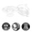 2Ensembles Couvercle Protecteur Transparent En Pour Dessert 8