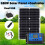 20W Car Battery Solar Panel System Kit Solar Charger Portable Flexible Solar Panel Controller 2USB Output 3