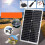 20W Car Battery Solar Panel System Kit Solar Charger Portable Flexible Solar Panel Controller 2USB Output 6