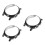 3Pièces Coque Montre Tpu Protection Complète Noire Gen 5 4