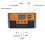 Solar Controller 12V/11.1V/12.8V with USB for Photovoltaic Power Generation 30A 7