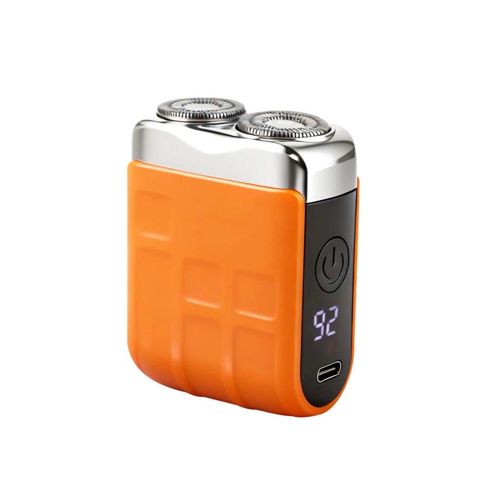 Stoyotu Orange (Orange) Electric Shaver Man Mini Beard Trimmer Electric Razor For Men Portable Men's Shaving Machine Usb Rechargeable Men Electric Razor