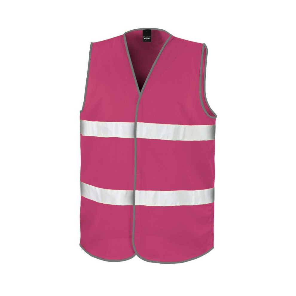 Result (2X/3Xl, Raspberry) Adults Unisex Safeguard Enhance Visibility Vest Multicoloured