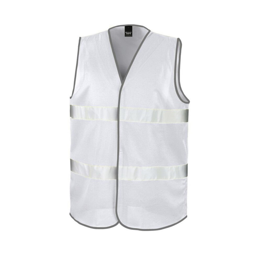 Result (2X/3Xl, ) Adults Unisex Safeguard Enhance Visibility Vest White