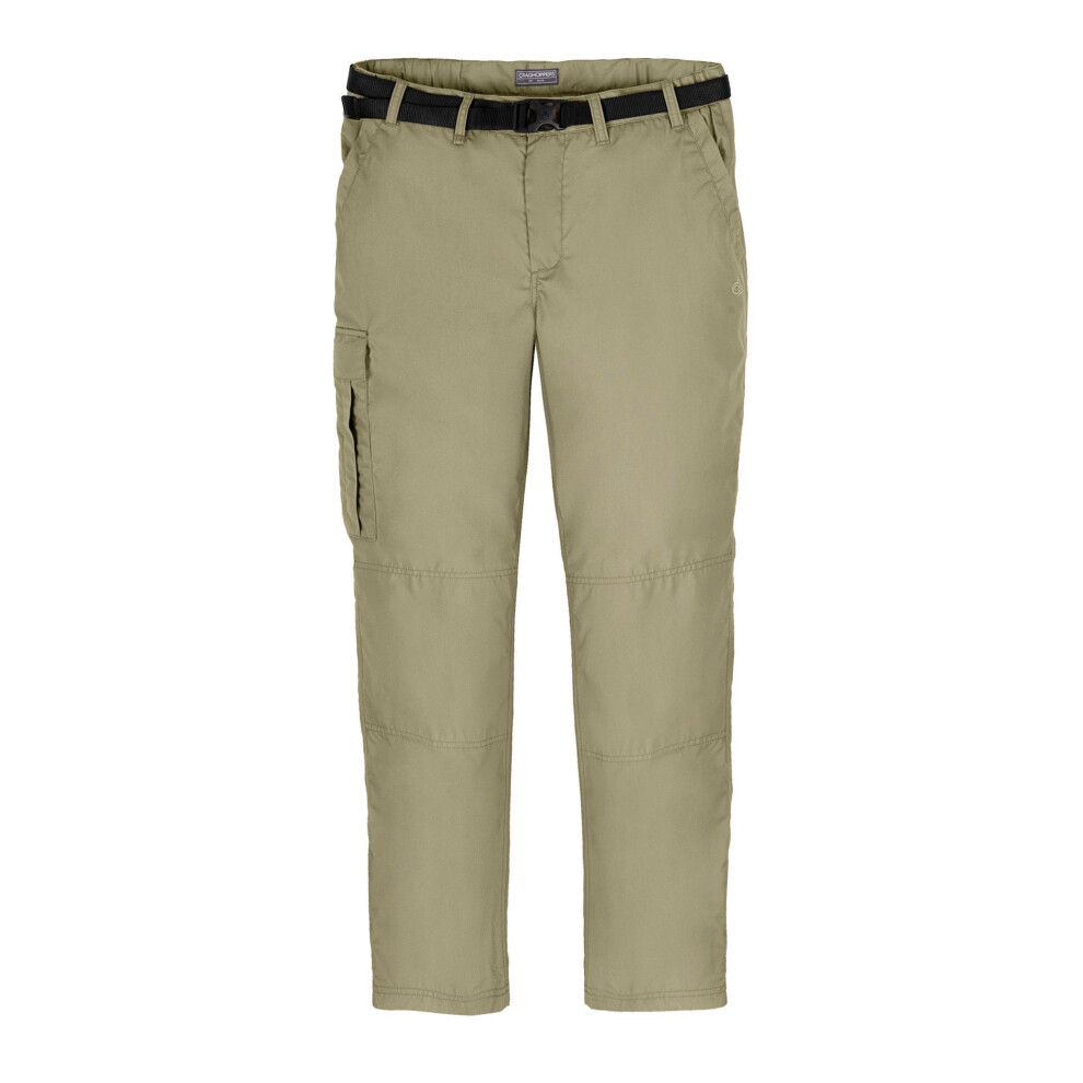 Craghoppers (36S, Pebble ) Mens Expert Kiwi Tailored Cargo Trousers Brown