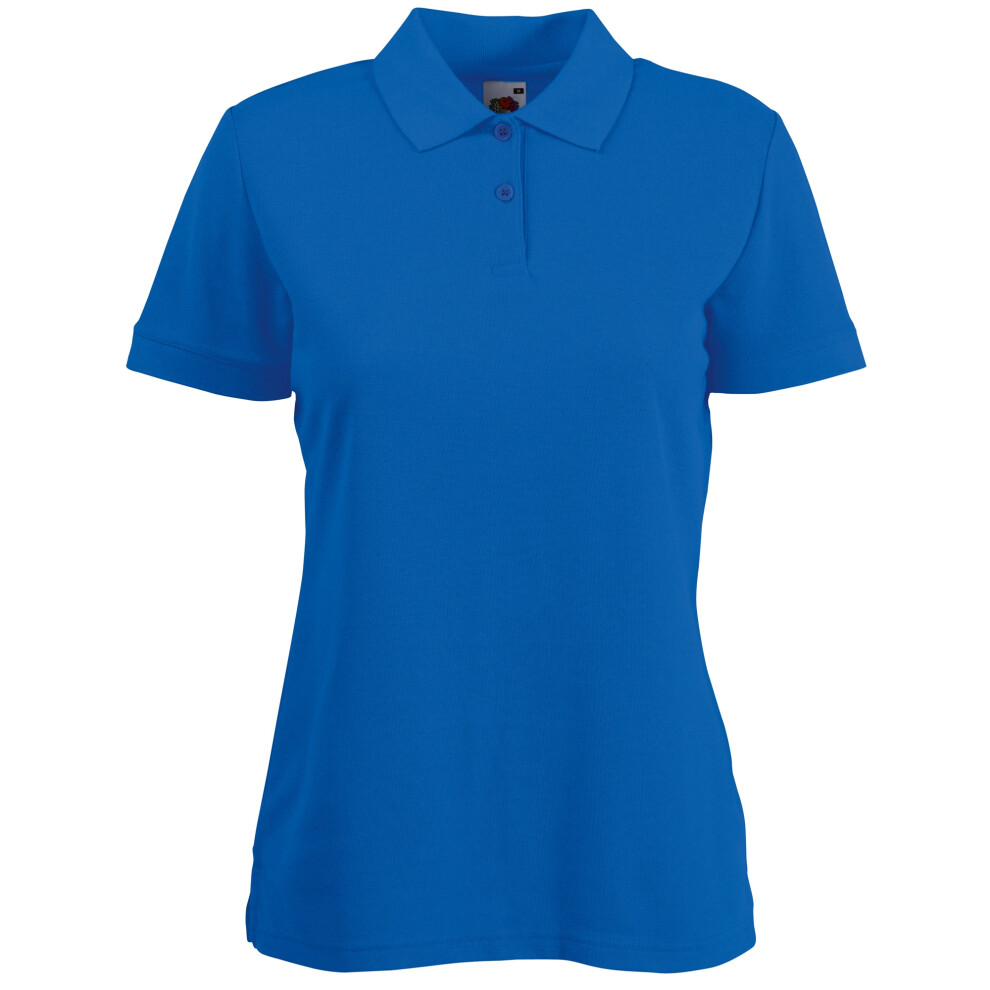Fruit Of The Loom (Xl, Royal) Womens/Ladies Lady Fit Short-Sleeved Polo Shirt Multicoloured