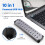 10 in 1 Powered USB HUB 10  USB Adapter USB Splitter USB 3.0 Interface Individual  RGB E- Heat Design 5