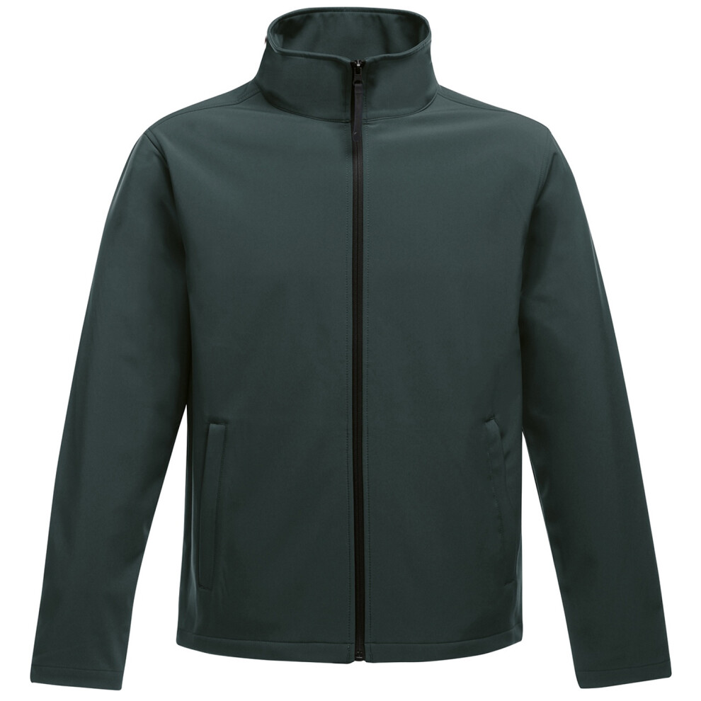 Regatta (M, Dark Spruce/Black) Standout Mens Ablaze Printable Softshell Jacket Black
