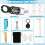 Silbermünze PingTester Kit, Goldtestkit, Einschließlich Münzhalter, Lupe, Magnetverschluss, Messschieber, Messmatte 3