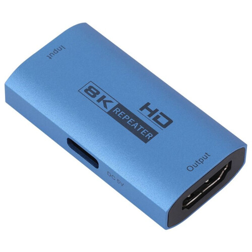 Extensor CompatíVel com  8K Repetidor 8K Amplificador de Sinal HD Conversor de VíDeo Adaptador CompatíVel com