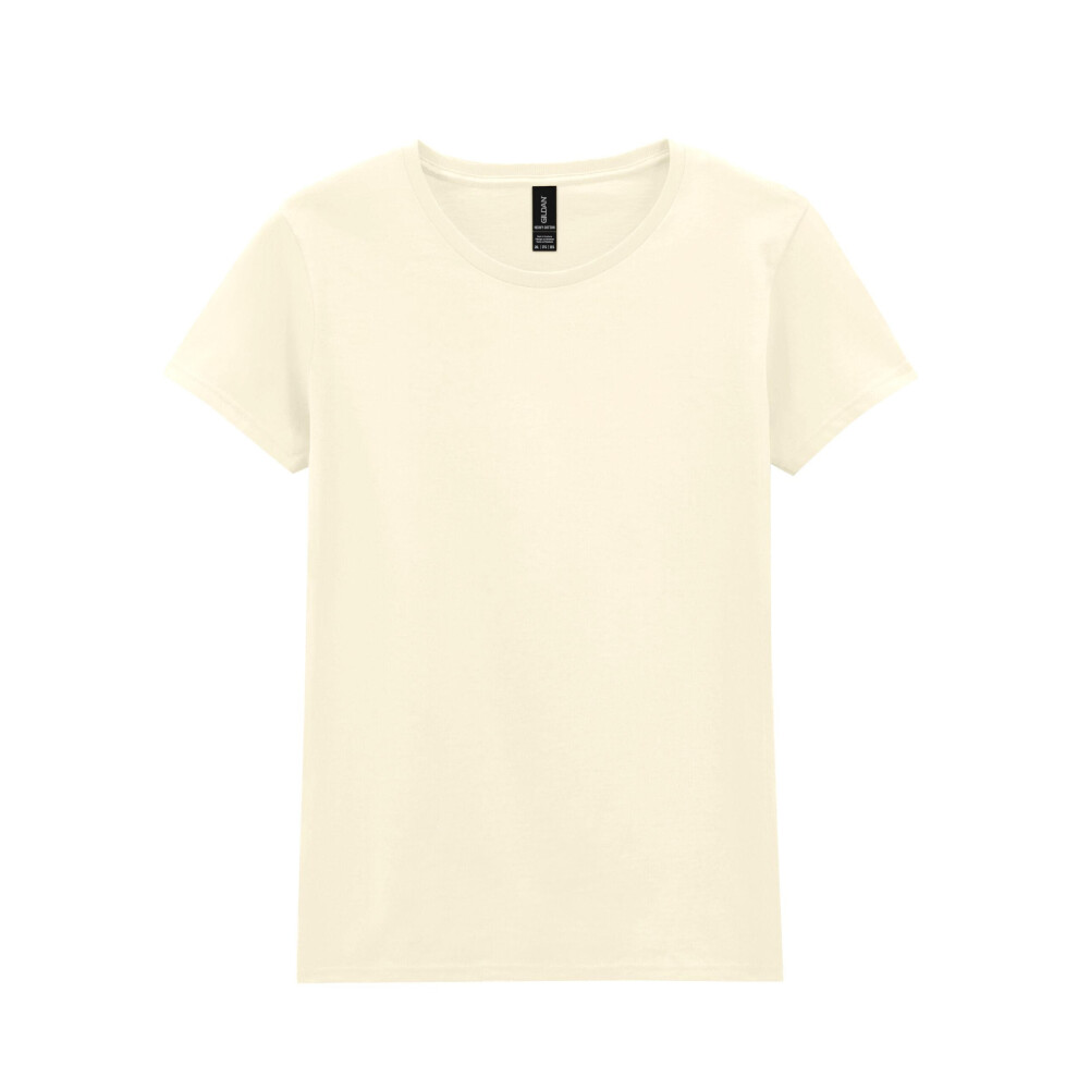 Gildan (Xxl, Off ) Ladies/Womens Heavy Cotton Missy Fit Short Sleeve T-Shirt White
