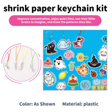 Shrinky Plastic Sheets Keychain Kit, 165Pcs Shrinky Art Kit for Kids for DIY Ornaments for -