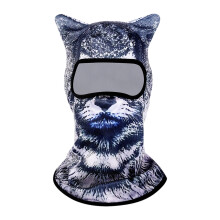 Stand Ear Animal Bivakmuts Gezichtsmasker Snel-Cheetah-model