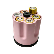Gebruiksvriendelijke opslagcontainer voor spinnerbatterijen-Roze