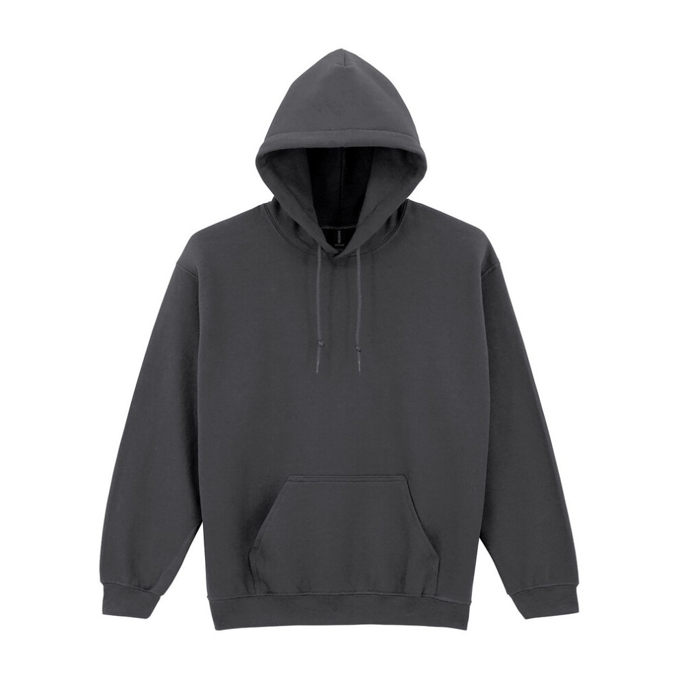 Gildan (Xxl, Fan Charcoal Heather) Mens Hoodie Multicoloured