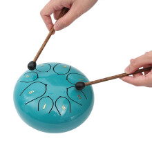 Steel Tongue Drum 8 Note Handpan Drum Ethereal Drum-H