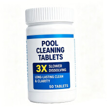 50/100pcs Dissolving Pool Maintenance Tablets Keep Water-50pcs