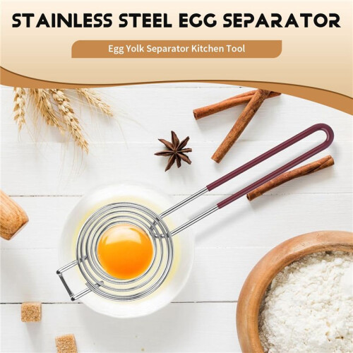 Egg Separator,Yolk White Separator Tool,Egg Yolk Separator Kitchen Tool White Yolk Filter Eggs Sieve Fun Egg Separators 1