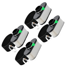 2Pcs Multiple Layer Heavy Duty Air Filter Fit Motorcycle-4 pcs