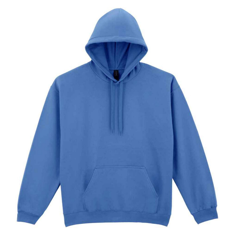 Gildan (Xl, Carolina ) Unisex Adult Midweight Fleece Hoodie Blue