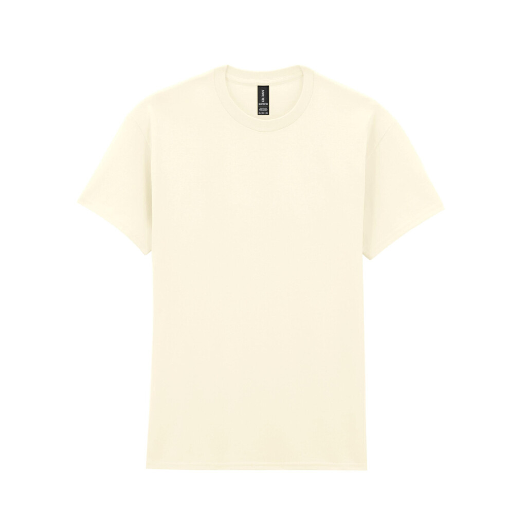Gildan (4Xl, Off ) Mens Heavy Cotton Short-Sleeved T-Shirt White