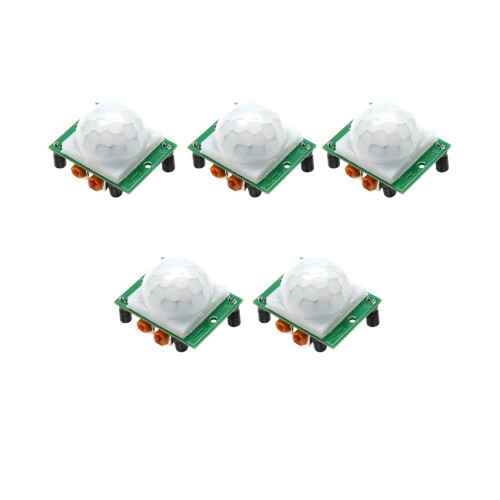 5PCS HC SR501 Bewegingsdetectiesensor ABS Shell voor-1