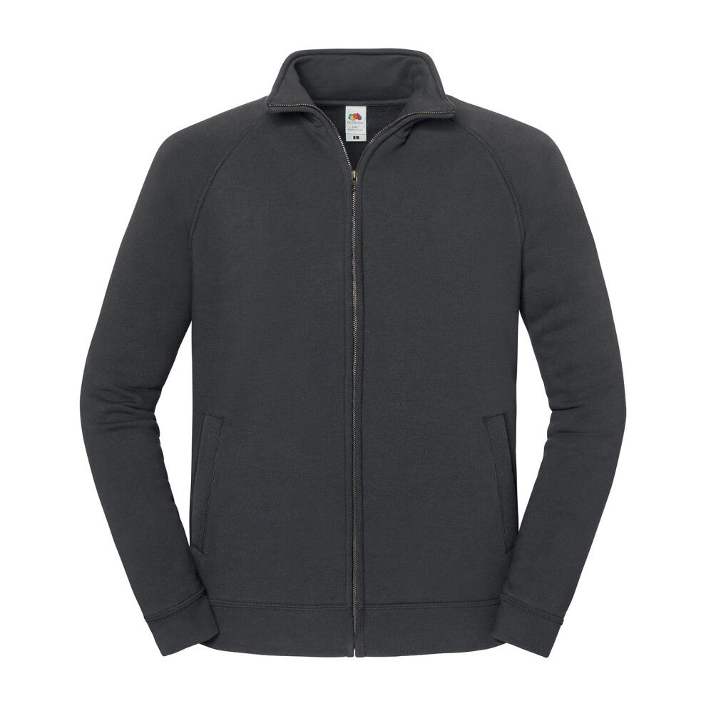 Fruit Of The Loom (3Xl, Light Graphite) Unisex Adult Iconic Premium Sweat Jacket Multicoloured