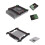12cm Fan Hard Drive Bracket SSD 3.5 Inch Hard Drive Bracket Extended Multi-Layer Stacking Bracket Computer Accessories 9