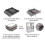 12cm Fan Hard Drive Bracket SSD 3.5 Inch Hard Drive Bracket Extended Multi-Layer Stacking Bracket Computer Accessories 10