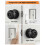 2Pack Door Knobs, Privacy Door Knobs Interior Door Knob for Bedroom/Bathroom Keyless Doorknobs Interior/Exterior Lock 5