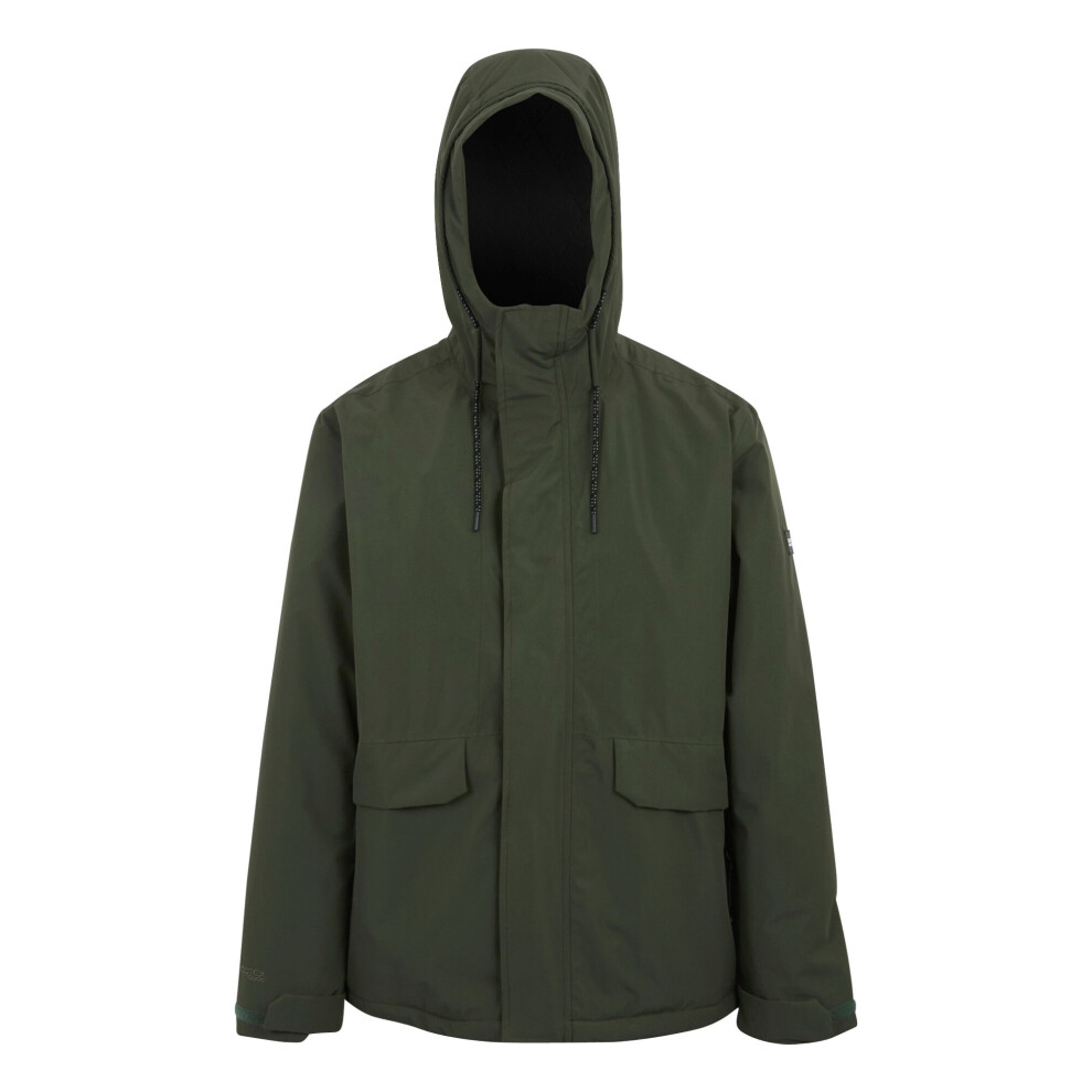 Regatta (Xxl, Dark Khaki) Mens Sterlings Insulated Waterproof Jacket Multicoloured