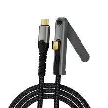 Multipurpose Charging Wire Delivers 100W Power 20Gbps Speed-2m