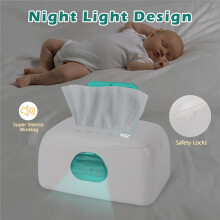 Baby Wipe Warmer with 16-Level PrecisionHeating, Portable USB-Powered Wet Wipe Warmer,for Diaper Changes, Home Use