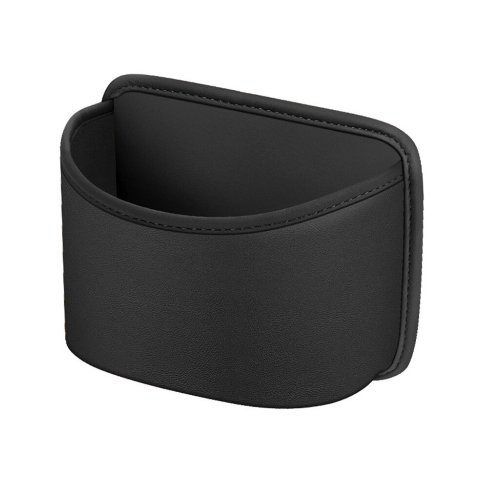 Space Saving Vehicle Door Hanging Trash Can With Easy To- Black 7704001282696