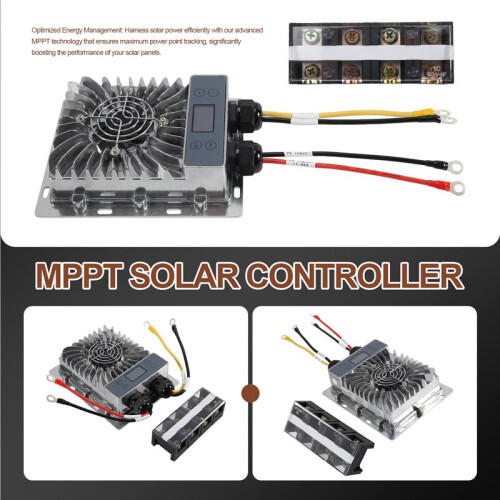 600W Step-Down MPPT Solar Charging Controller 10-30V/17-85V Output Solar Intelligent Temperature Recharging Controller 1