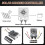 600W Step-Down MPPT Solar Charging Controller 10-30V/17-85V Output Solar Intelligent Temperature Recharging Controller 5